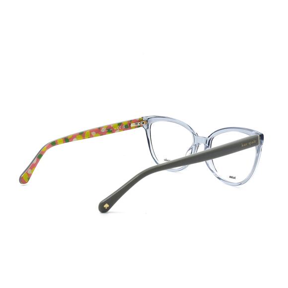 NEW KATE SPADE LUCINDA KB7 TRANSPARENT GREY AUTHENTIC EYEGLASSES FRAME - Picture 9 of 12